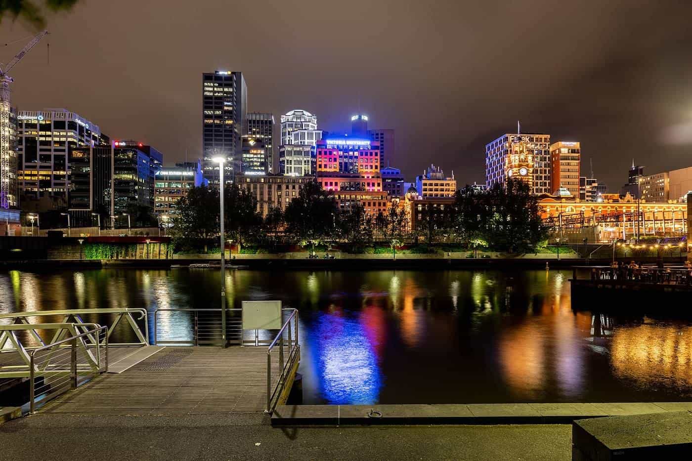 Office towers in the Melbourne city centre