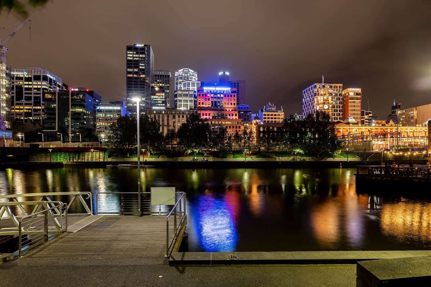 Office towers in the Melbourne city centre
